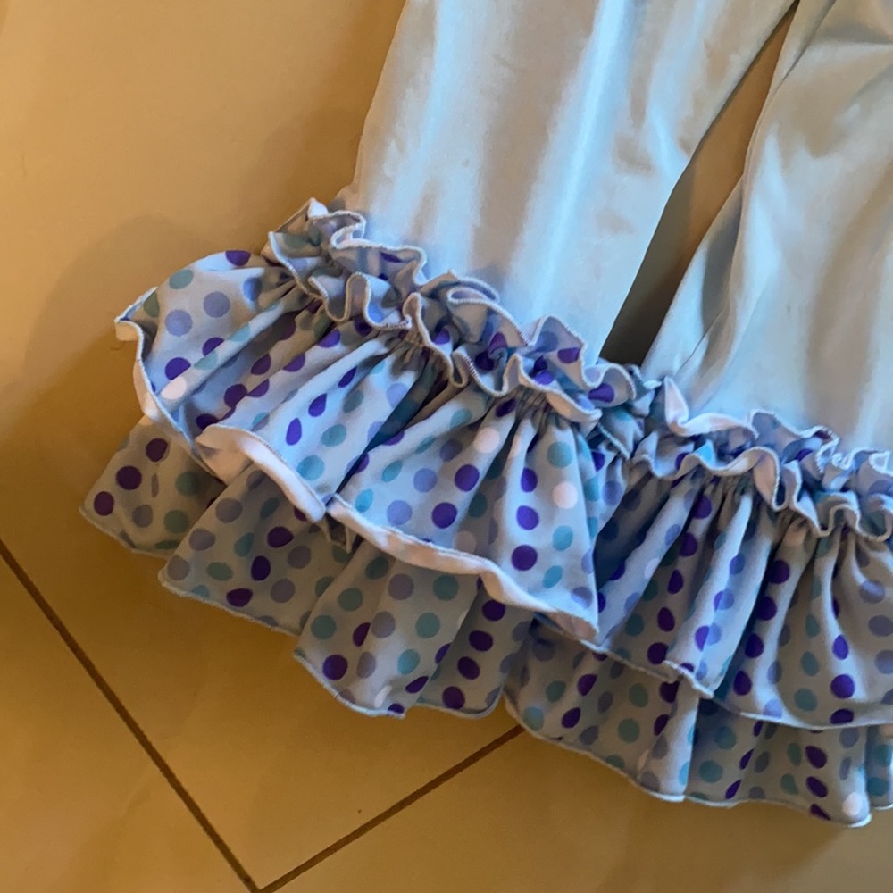 Luxe Kini Little Girls One Piece with Pant - Picture 4 of 4